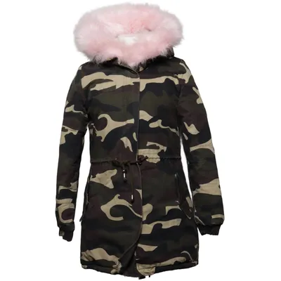 Parka (NK3162) from Osley Cotton, Faux fur, Polyester