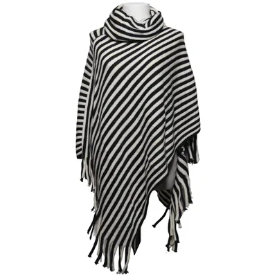 Poncho (Black, White) from Kaffe Acrylic