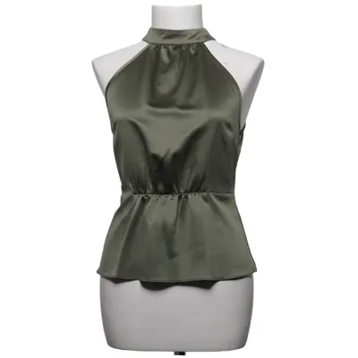 Halter neck top (Green) from Topshop Polyester