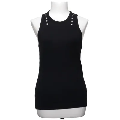 Tank Top (Black) from Bershka Cotton, Elastane