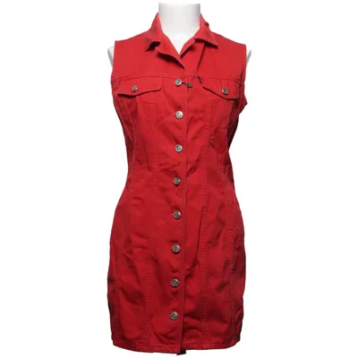 Jeansklänning (Röd) från Raro Bomull