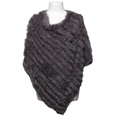 Poncho (Grå) från Maclauren Akryl, Päls