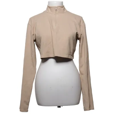 Crop top (Beige) from Romy x NA-KD Elastane, Polyamide, Viscose