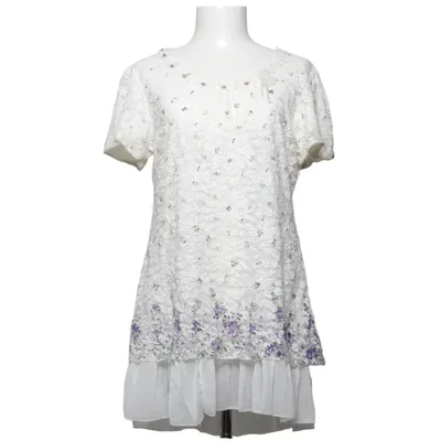 Klänning (Vit, Lila, Grön) från SP Fashion Polyester