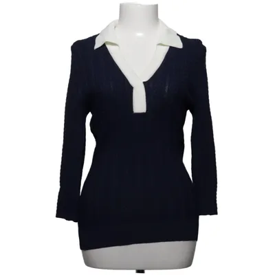 Pull-over (Bleu, Blanc) de Claudie Pierlot Polyamide, Viscose