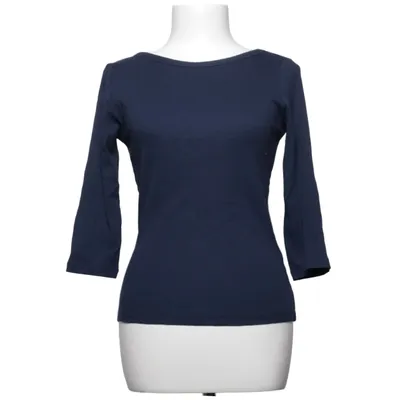 Långärmad t-shirt (Blå) från Aware by Vero Moda Elastan, Ekologisk bomull