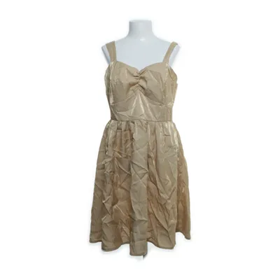 Cocktail dress (Gold) from 3 Suisses Collection Polyamide, Polyester, Viscose