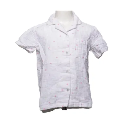 Chemise de pyjama (Blanc, Multicolore) de Anko Coton