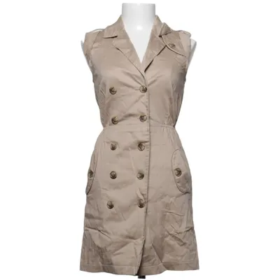 Robe chemise (Beige) de Charlotte Russe Coton, Élasthane