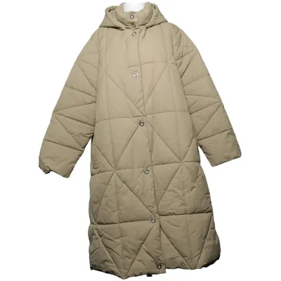 Vinterkappa (Beige) från George Bomull, Polyamid, Polyester