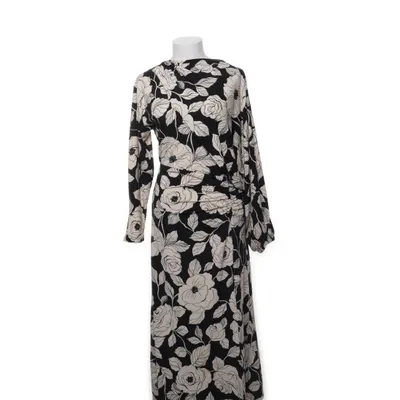 Maxi jurk (Zwart, Beige) van Sfera Collection Elastaan, Polyester
