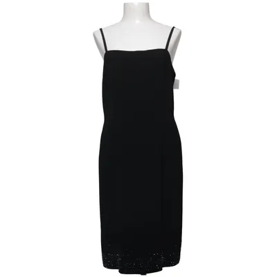 Dress (Black) from Turnover Acetate, Polyester
