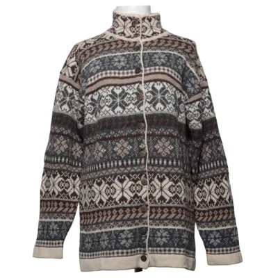 Cardigan (Bruin, Wit, Grijs) van Flash Wol