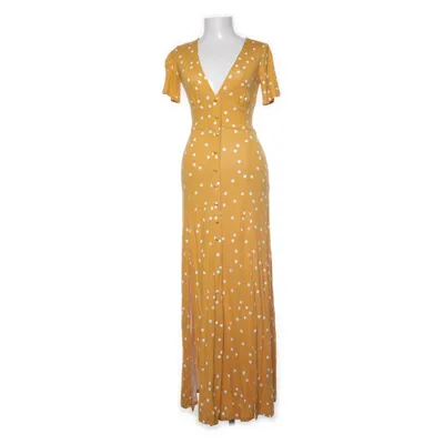 Maxi dress (Yellow, White) from ASOS