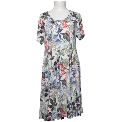 Dress (White, Multicolored) from Joy s Elastane, Polyester