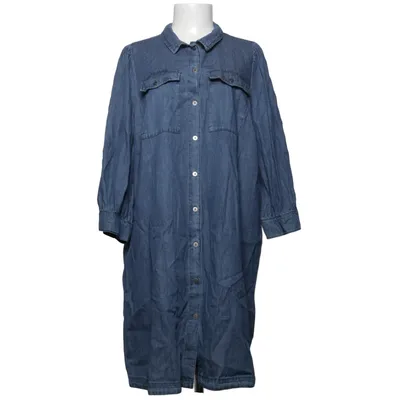 Shirt dress (Blue) from ONLY Carmakoma Cotton, Lyocell