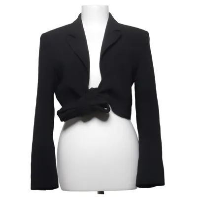 Blazer (Sort) fra Zara Polyester, Viscose