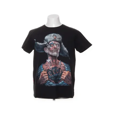 T-shirt (Svart, Flerfärgad) från Romax Elastan, Polyester