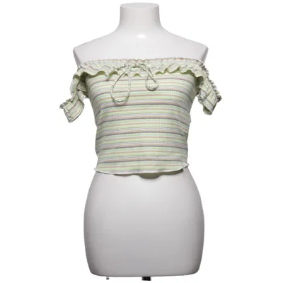 Top (Grøn, Grå, Beige) fra 24Colours Elastan, Polyester