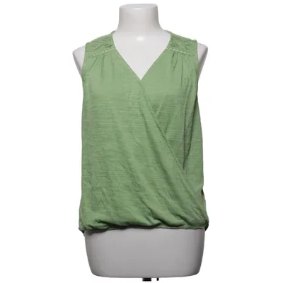 Wrap top (Green) from Cable & Gauge Elastane, Polyester, Viscose