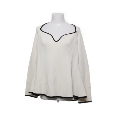 Peplum top (Wit) van H&M Trend Polyamide, Viscose