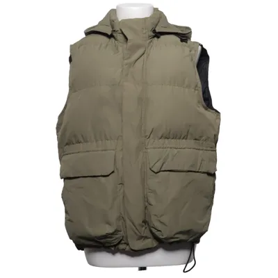 Outer vest (Green, Black) from Zara Cotton, Polyamide
