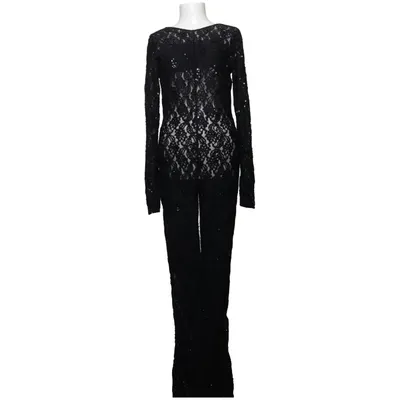 Jumpsuit (Zwart) van White Fox Elastaan, Polyamide, Polyester