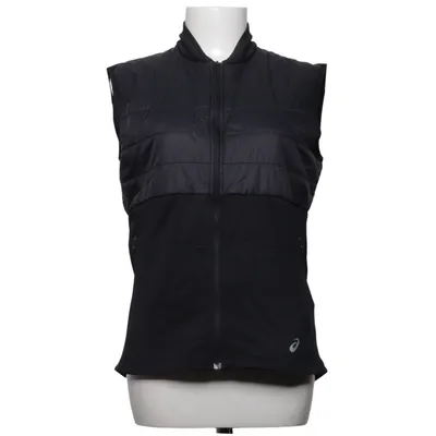 Gilet d'extérieur (Noir, Gris) de Asics Élasthane, Polyester