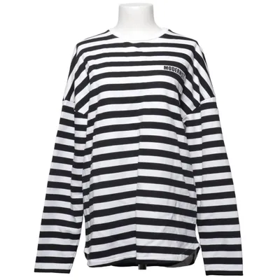 Long sleeve T-shirt (Black, White) from Modernist. Cotton