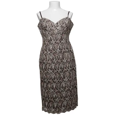 Cocktail dress (Brown, Multicolored) from Nienhaus Polyester