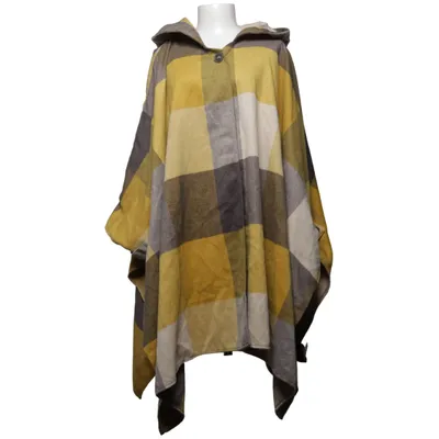 Cape (Gelb, Grau, Weiß) von Object Polyester, Viskose