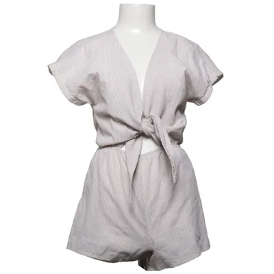 Jumpsuit (Beige, Wit) van Subtitled Katoen