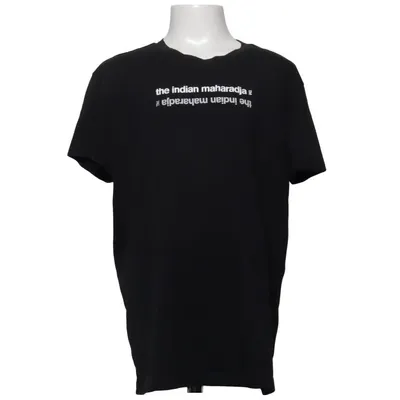 T-shirt (Zwart) van The Indian Maharadja Katoen