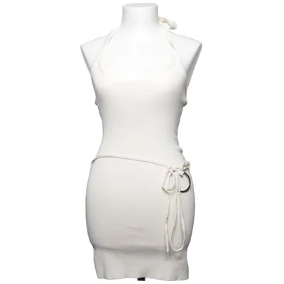 Halterneckklänning (Beige) från Bershka Polyester, Viskos