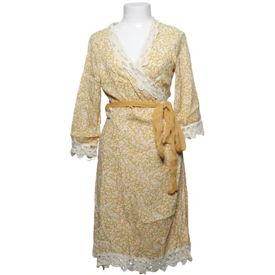 Kjole (Gul, Hvid) fra Noa Noa Bomuld, Viscose