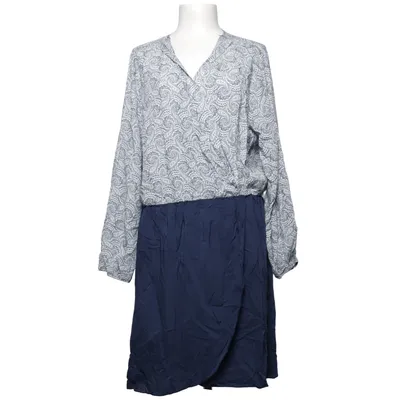 Jurk (Blauw, Wit) van I Say Viscose