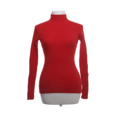 Turtleneck (Rød) Kashmir, Minkpels