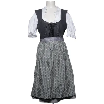 Dirndl (Grijs, Wit) van Edelweiss Katoen, Polyester