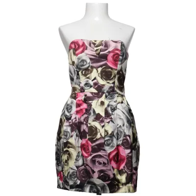 Cocktailjurk (Roze, Grijs, Meerkleurig) van Divided Exclusive by H&M Katoen, Elastaan, Polyester, Viscose