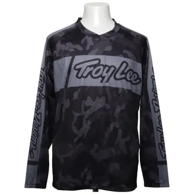 Practice jersey (Black, Gray) from Troy Lee Designs Polyester