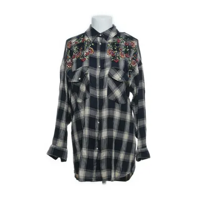 Flanellen overhemd (Zwart, Grijs) van Zara Basic Z1975 Denim Polyester, Viscose
