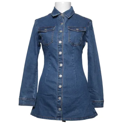 Jeanskleid (Blau) von Missguided Petite Baumwolle, Elasthan, Polyester