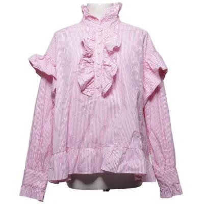 Bluse (Pink, Hvid) fra Joseph Copenhagen Bomuld