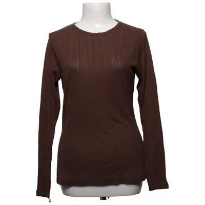 Lange mouwen shirt (Bruin) van Lil' Atelier Organisch katoen, Tencel