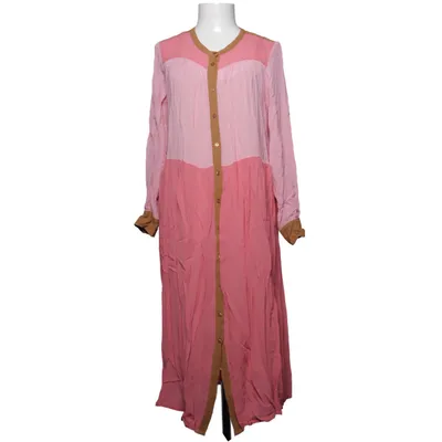 Skjortekjole (Pink, Brun) fra Part Two Polyester