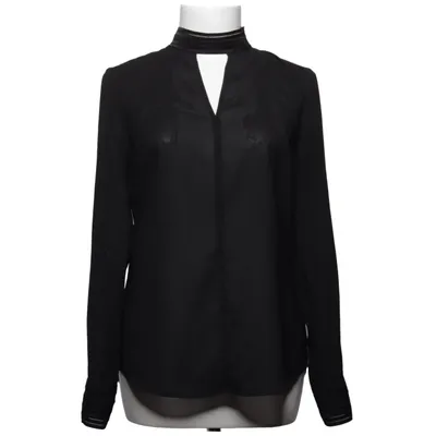 Bluse (Sort) fra Saks Fifth Avenue Elastan, Polyester
