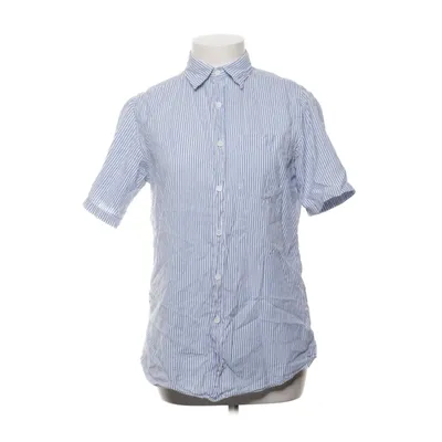 Short sleeve shirt (Blue, White) from Hirmer Cotton