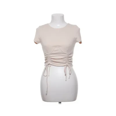 Crop top (Beige) de Princess Polly Élasthane, Polyester, Viscose