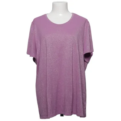 T-shirt (Lila) van Ms Mode Elastaan, Metallvezel, Polyester, Viscose