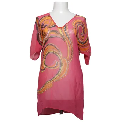 Tunique (Rose, Multicolore) de Charlotte Sparre Polyester, Soie